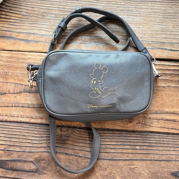 Pandora Handbags - Limited Edition Disney x Pandora Small Gray Crossbody Bag